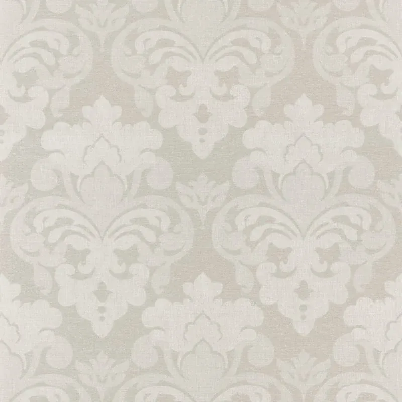 Darcey Damask Flax Thibaut wallpaper by Wallpaper Twins