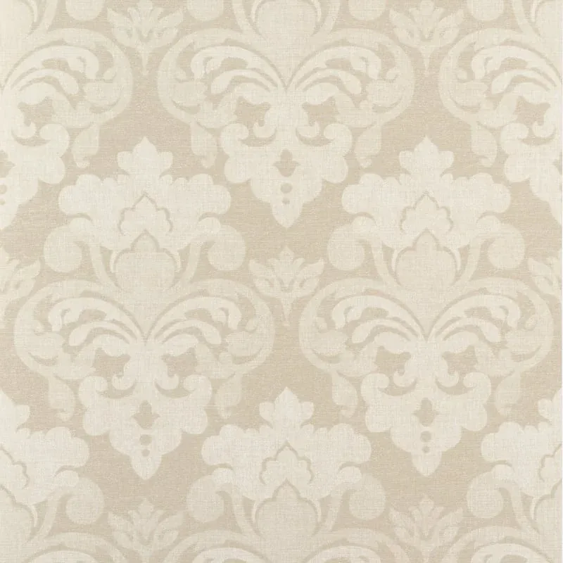 Darcey Damask Ivory Thibaut wallpaper by Wallpaper Twins