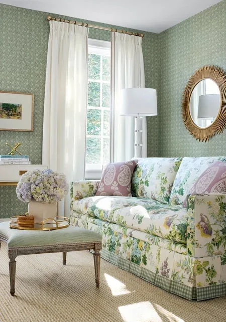 AT16124 | Holly Trellis - Sage room view