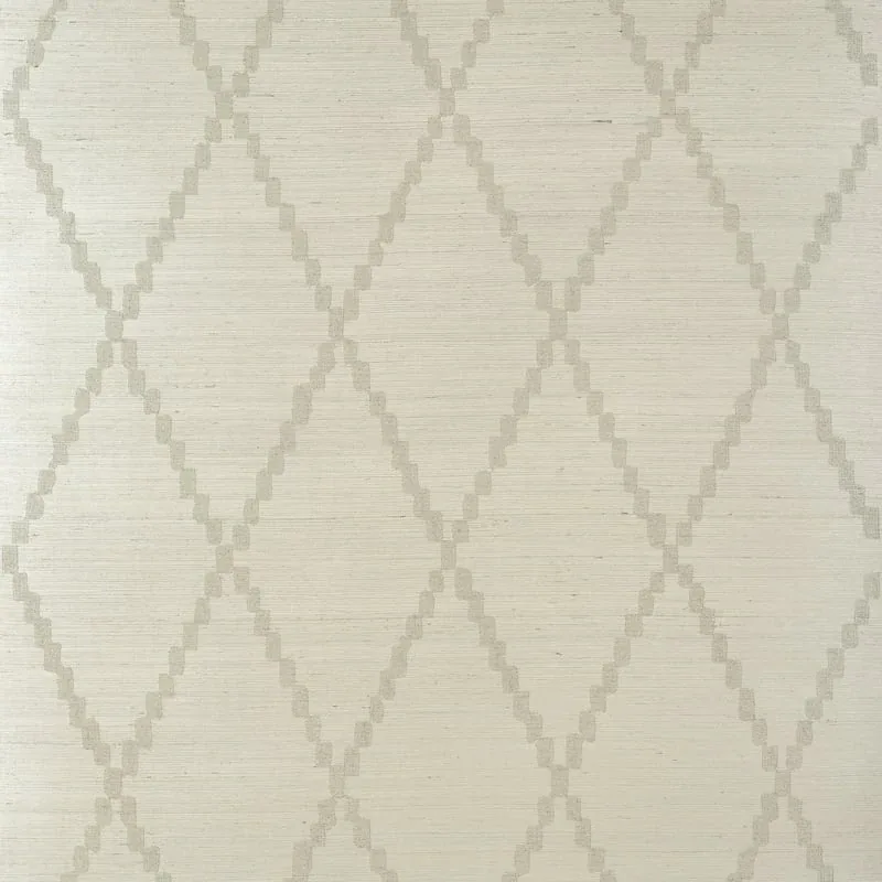 Ribbon Sisal Beige Thibaut wallpaper by Wallpaper Twins