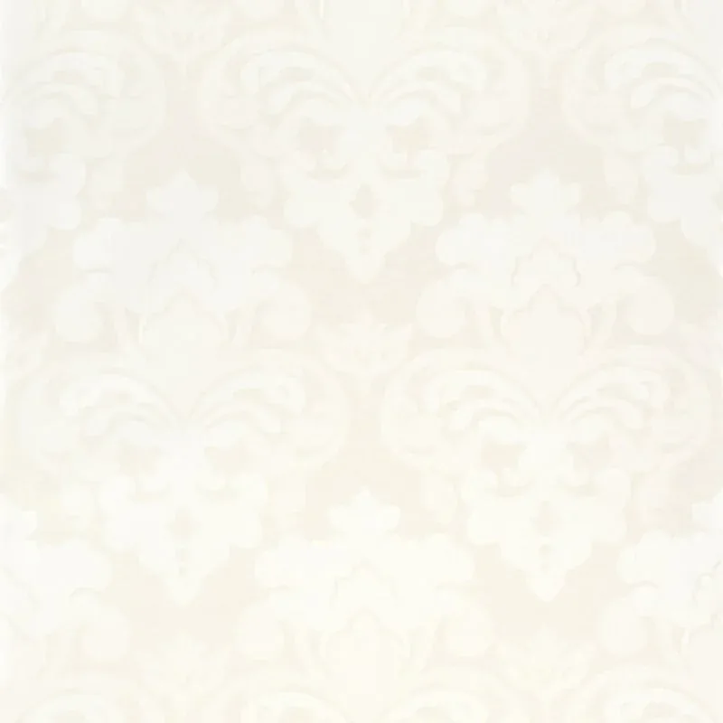 Darcey Damask Pearl on Off White Thibaut wallpaper by Wallpaper Twins