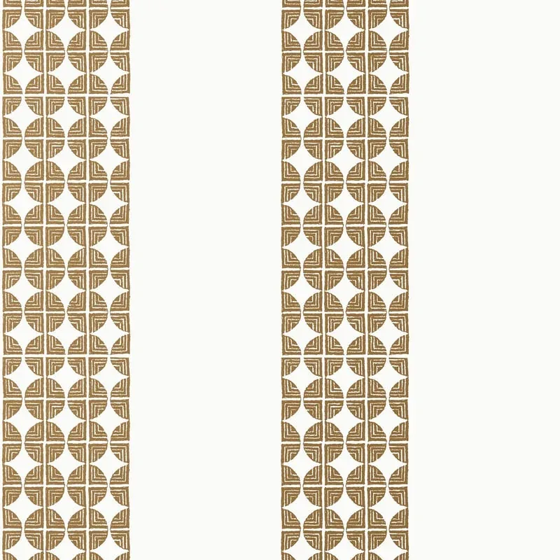 Fairmont Stripe Metallic Bronze Thibaut wallpaper by Wallpaper Twins