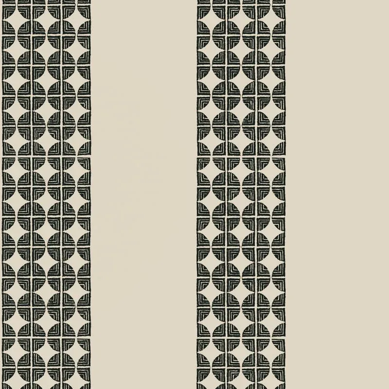 Fairmont Stripe Black Thibaut wallpaper by Wallpaper Twins