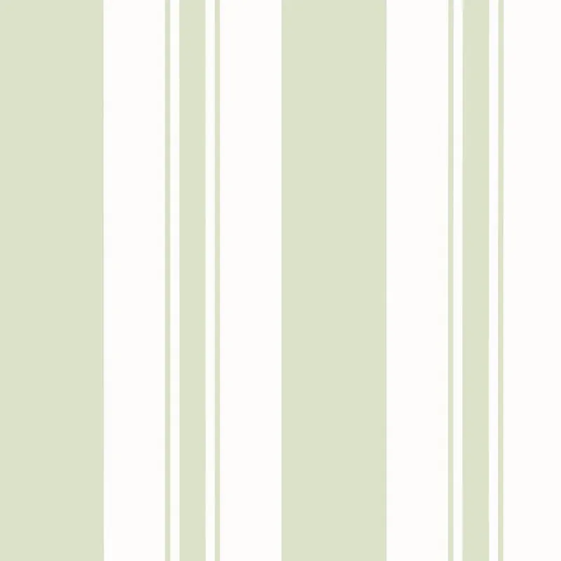 Keswick Stripe Green Thibaut wallpaper by Wallpaper Twins