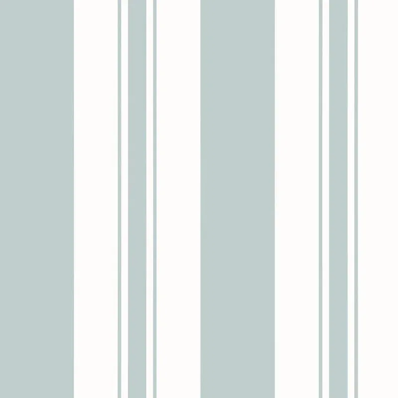 Keswick Stripe Slate Thibaut wallpaper by Wallpaper Twins