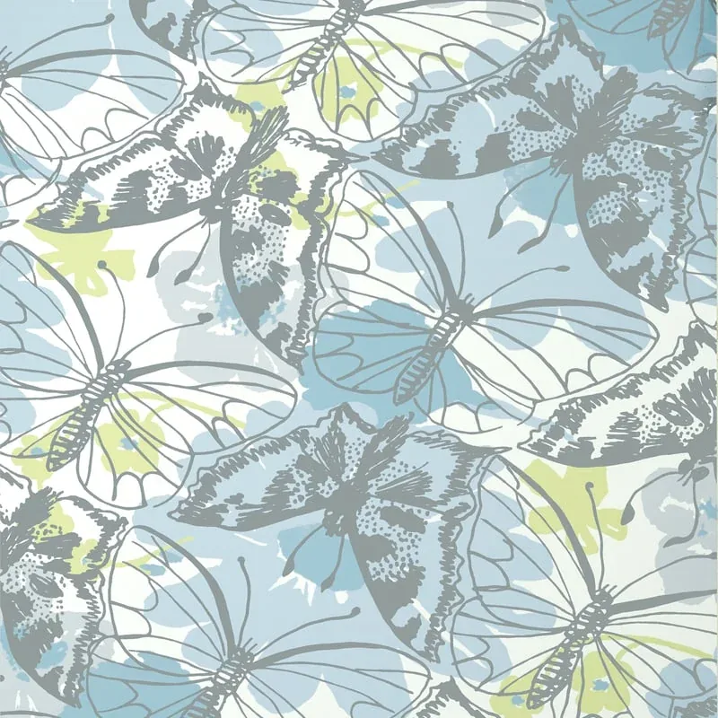 Paxton Soft Blue Thibaut wallpaper by Wallpaper Twins