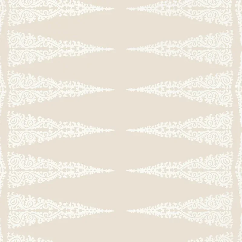 Ellery Stripe White on Beige Thibaut wallpaper by Wallpaper Twins