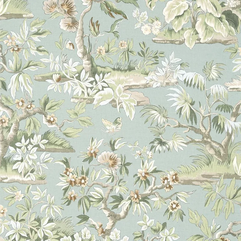 Elwood Robin's Egg Thibaut wallpaper by Wallpaper Twins
