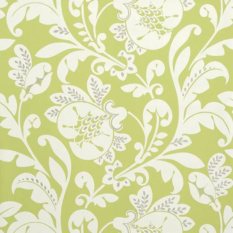Livorette Green Thibaut wallpaper by Wallpaper Twins