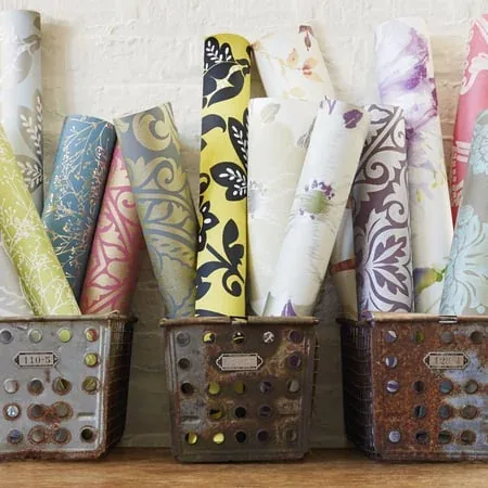 Rue De Seine Metallic Pewter Thibaut wallpaper by Wallpaper Twins