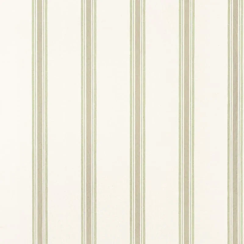 Beckley Stripe Green Thibaut wallpaper by Wallpaper Twins