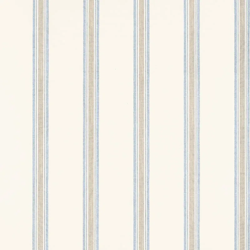 Beckley Stripe Sky Thibaut wallpaper by Wallpaper Twins