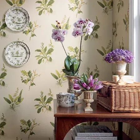 AT57853 | Woodland - Green on Natural room view