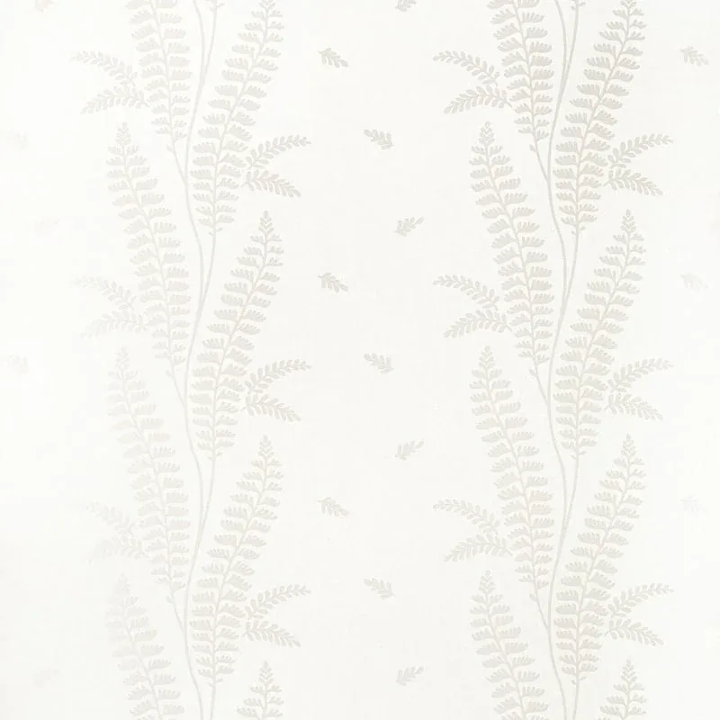 Ensbury Fern Pearl Thibaut wallpaper by Wallpaper Twins