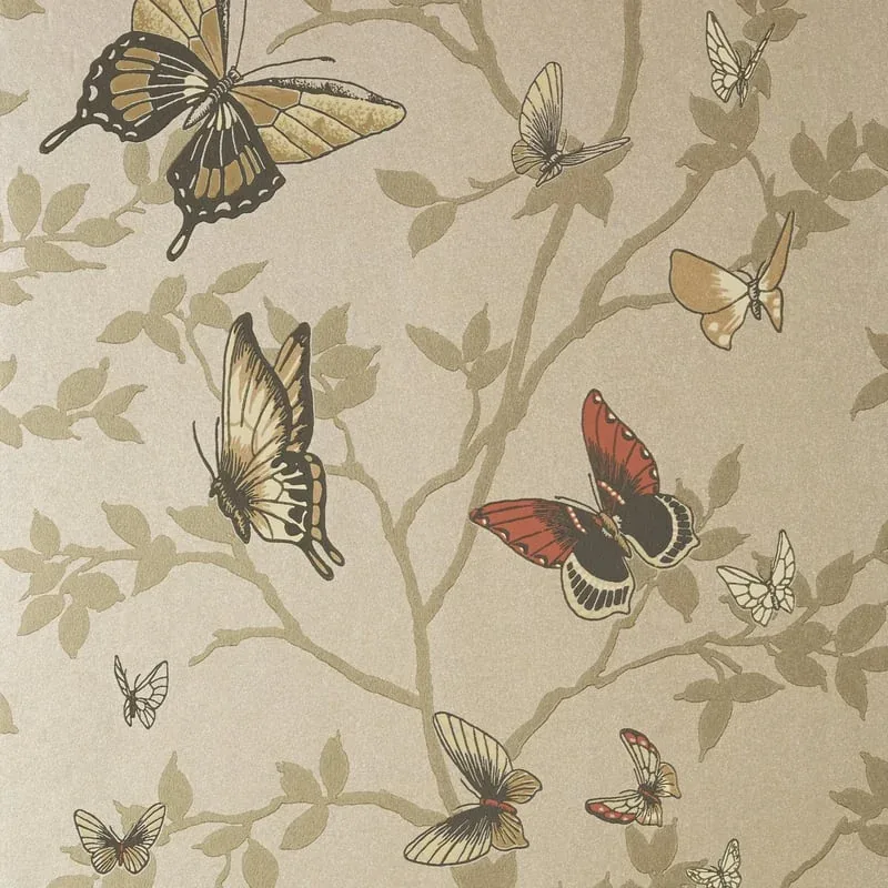 Seraphina Metallic Champagne Thibaut wallpaper by Wallpaper Twins