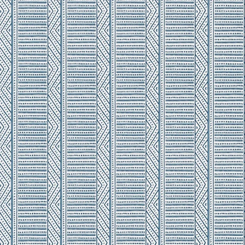 Montecito Stripe Navy Thibaut wallpaper by Wallpaper Twins