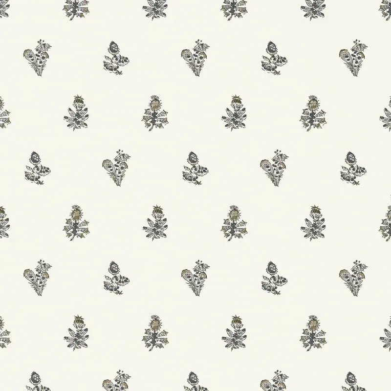 Jouy Black on Cream Thibaut wallpaper by Wallpaper Twins