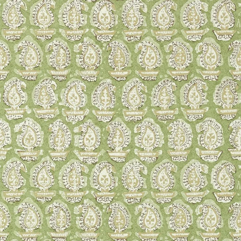 Gada Paisley Green Thibaut wallpaper by Wallpaper Twins