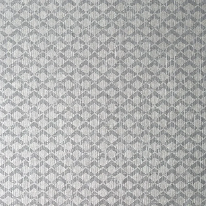 Cashiers Grey on Metallic Silver Thibaut wallpaper by Wallpaper Twins