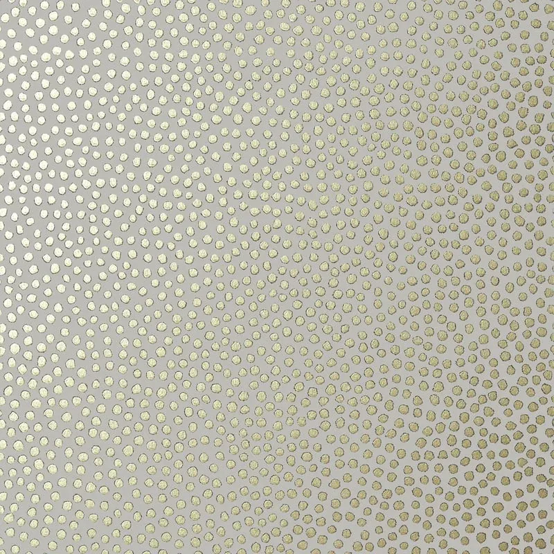 Davis Dot Metallic Gold on Pewter Thibaut wallpaper by Wallpaper Twins