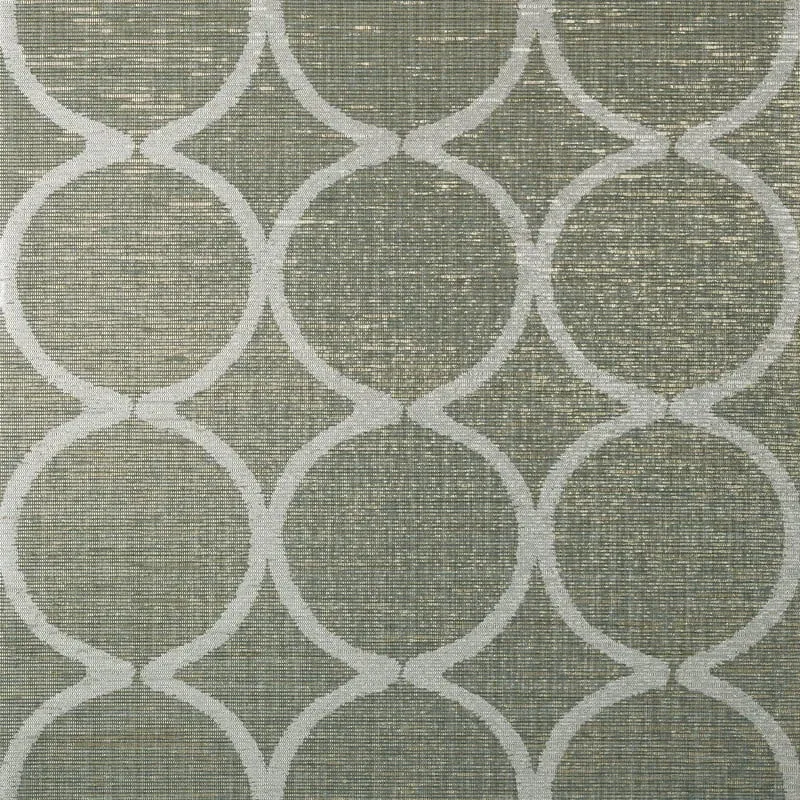 Watercourse Metallic Silver on Aqua Thibaut wallpaper by Wallpaper Twins