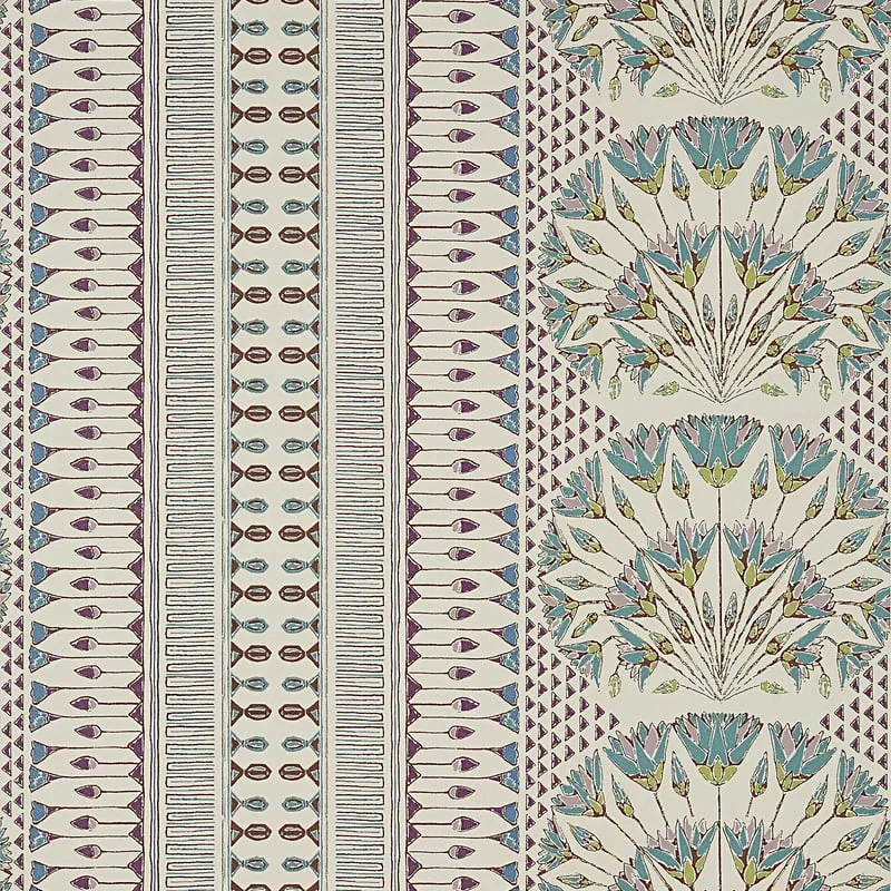 Cairo Eggplant Thibaut wallpaper by Wallpaper Twins
