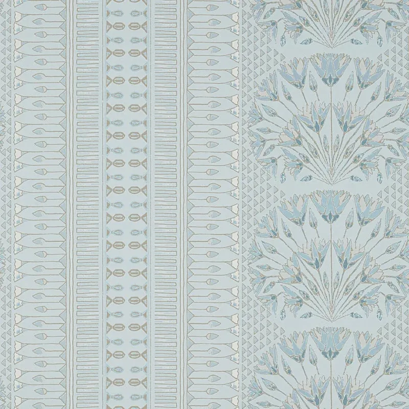 Cairo Spa Blue Thibaut wallpaper by Wallpaper Twins