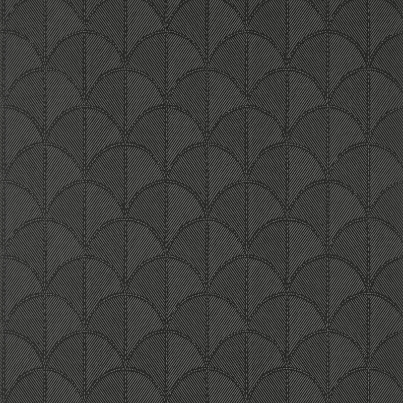 Seton Scallop Black Thibaut wallpaper by Wallpaper Twins
