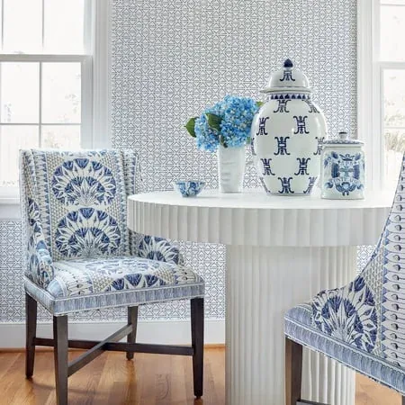 AT9693 | Pyramid - Navy on White room view