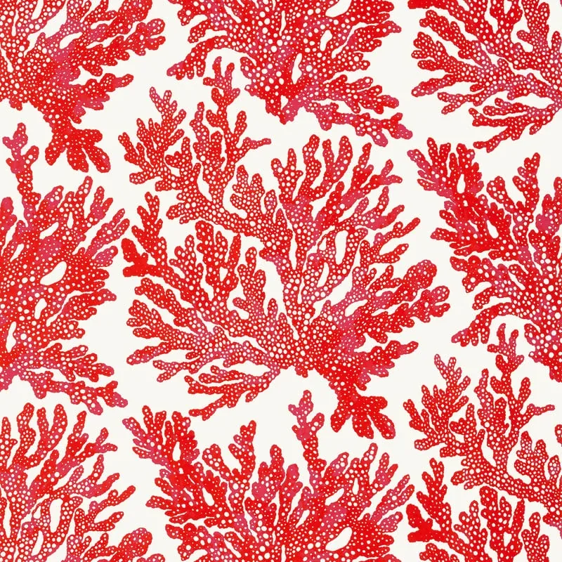 Marine Coral Coral Thibaut wallpaper by Wallpaper Twins