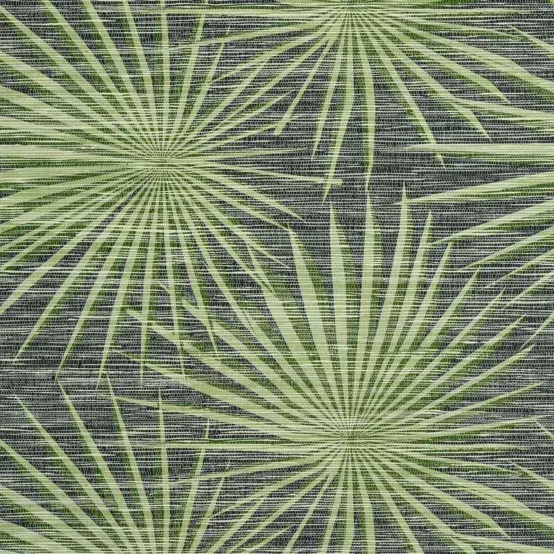 Palm Frond Black and Green Thibaut wallpaper by Wallpaper Twins