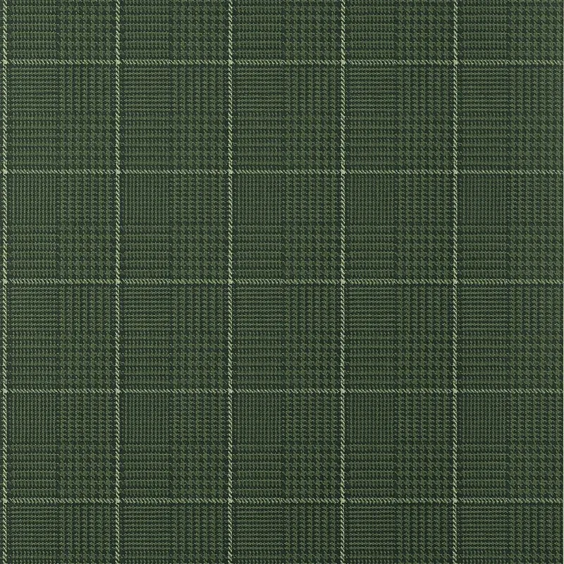 Grassmarket Check Forest Green Thibaut wallpaper by Wallpaper Twins