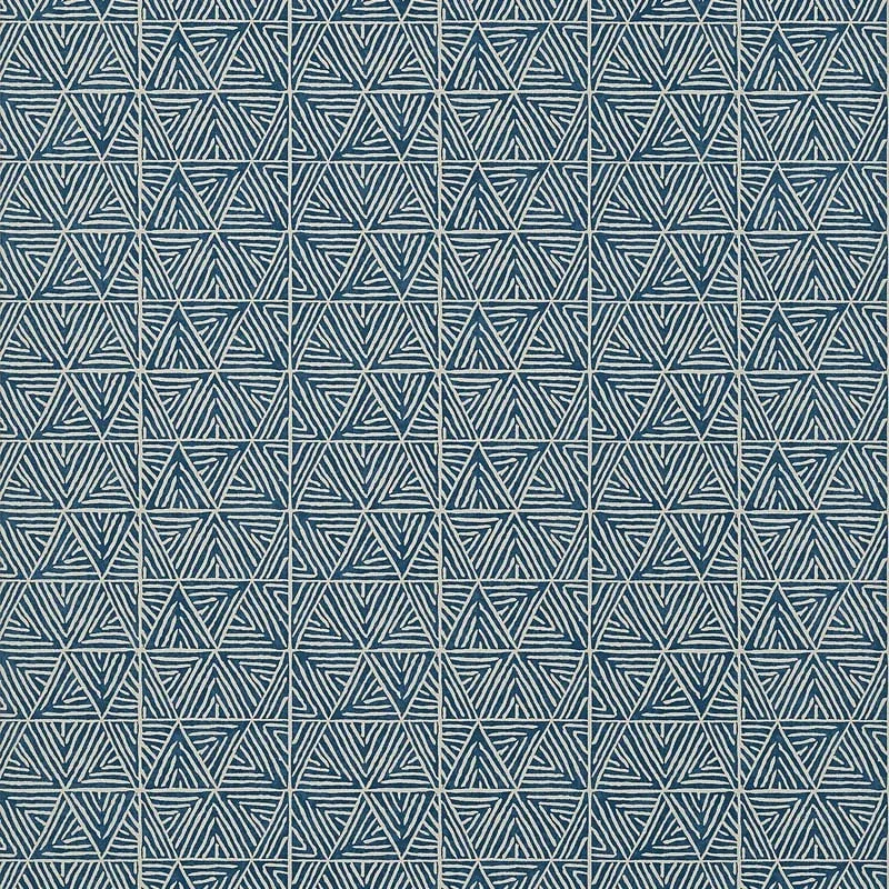 Mombasa Navy Thibaut wallpaper by Wallpaper Twins