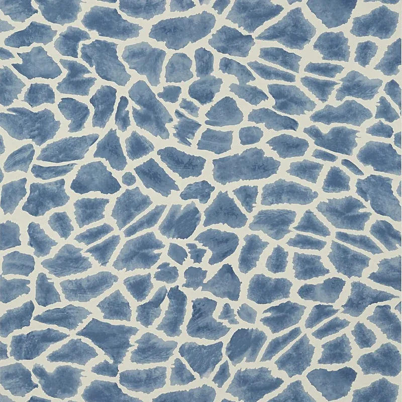 Makena Slate Blue Thibaut wallpaper by Wallpaper Twins