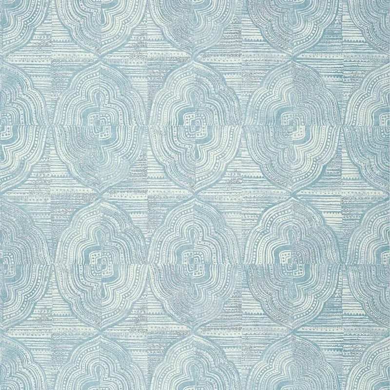 Kalahari Slate Blue Thibaut wallpaper by Wallpaper Twins