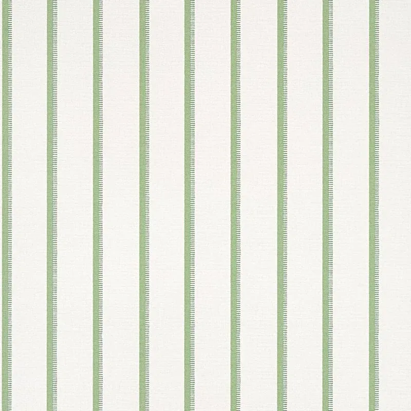 Notch Stripe Green Thibaut wallpaper by Wallpaper Twins