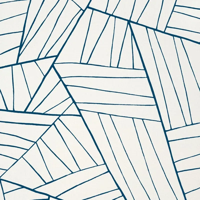 Jordan Navy on White Thibaut wallpaper by Wallpaper Twins