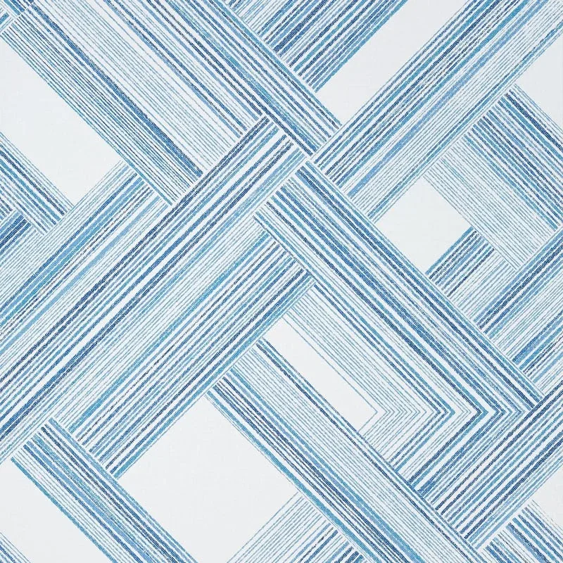 Telaio Blue Thibaut wallpaper by Wallpaper Twins