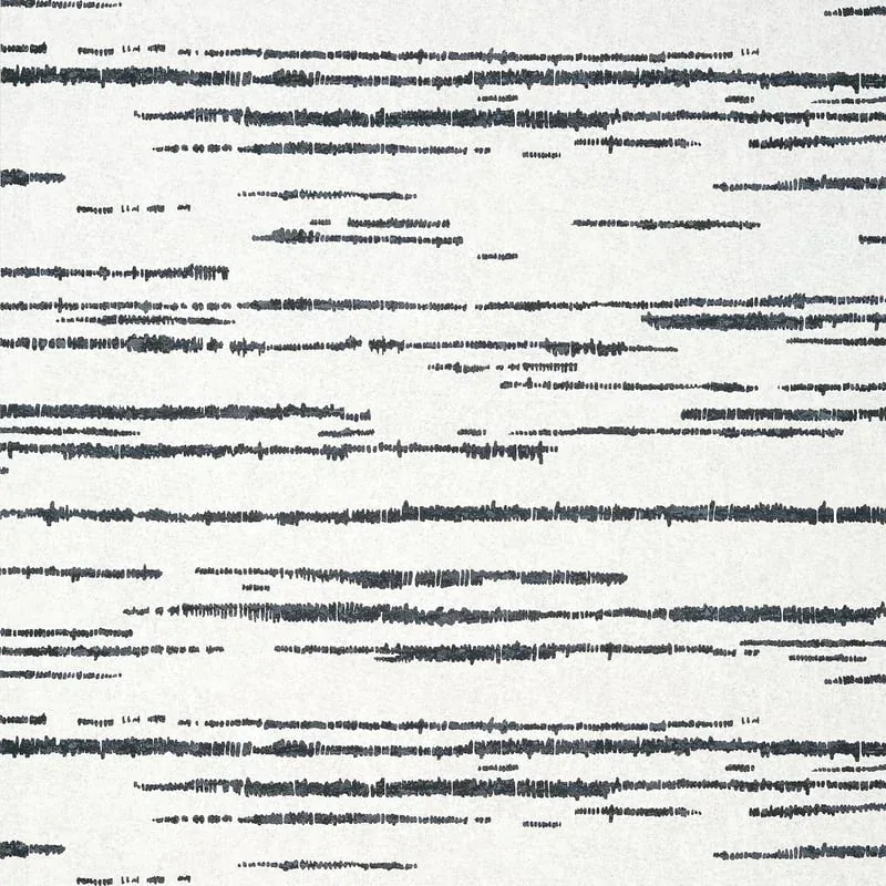 Echo Black on White Thibaut wallpaper by Wallpaper Twins