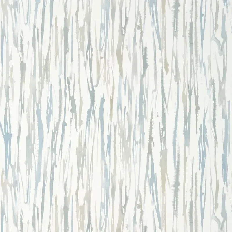 Aurora Soft Blue and Grey Thibaut wallpaper by Wallpaper Twins