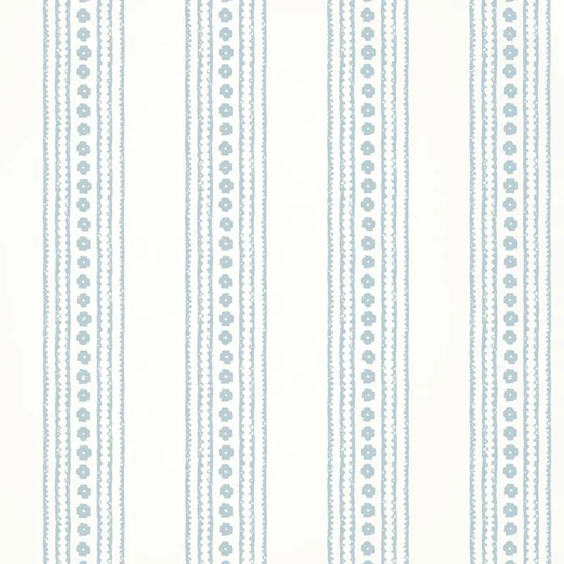 New Haven Stripe Spa Blue Thibaut wallpaper by Wallpaper Twins