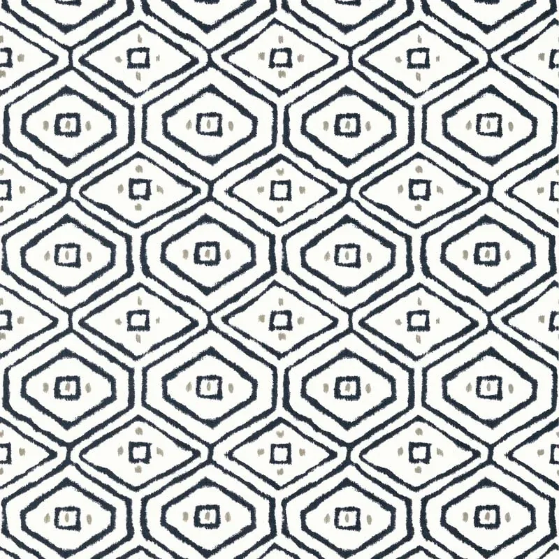 Pass-A-Grille Black Thibaut wallpaper by Wallpaper Twins