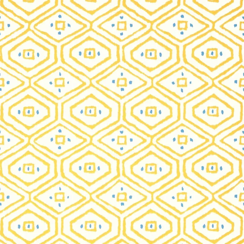 Pass-A-Grille Yellow Thibaut wallpaper by Wallpaper Twins