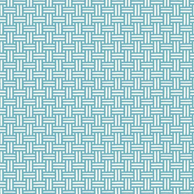 Piermont Turquoise Thibaut wallpaper by Wallpaper Twins