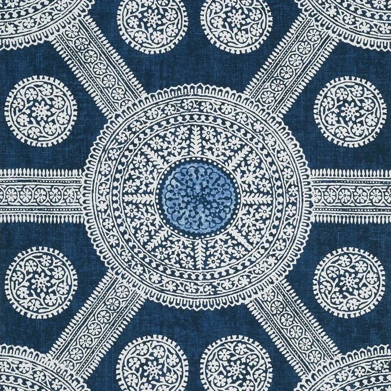 Stonington Navy Thibaut wallpaper by Wallpaper Twins