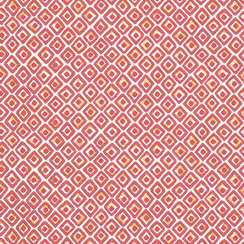 Indian Diamond Pink Thibaut wallpaper by Wallpaper Twins