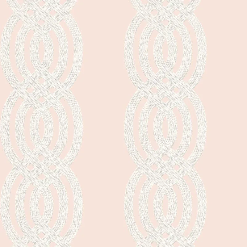 Braid Blush Thibaut wallpaper by Wallpaper Twins