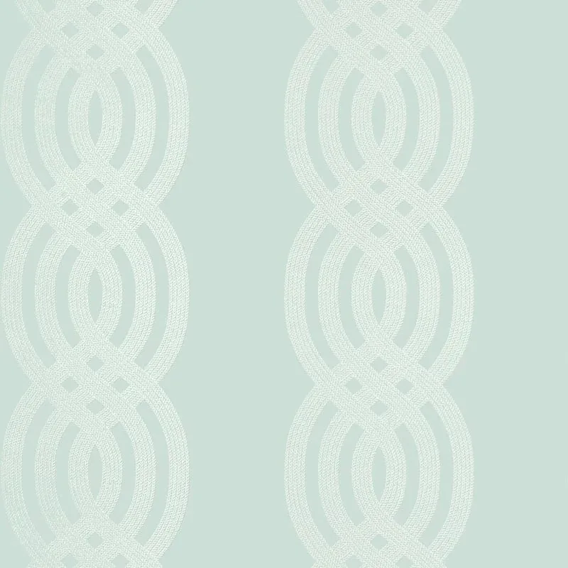 Braid Robin's Egg Thibaut wallpaper by Wallpaper Twins
