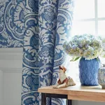 Earl Damask Blue Thibaut wallpaper by Wallpaper Twins