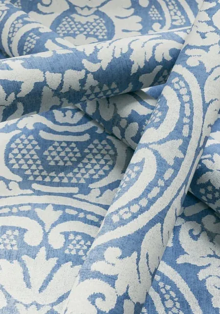 Earl Damask Blue Thibaut wallpaper by Wallpaper Twins